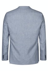 Roy Robson Blue Textured Linen Stretch Jacket