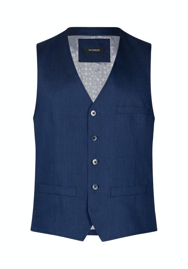 Roy Robson Wool Linen Royal Blue Jacket