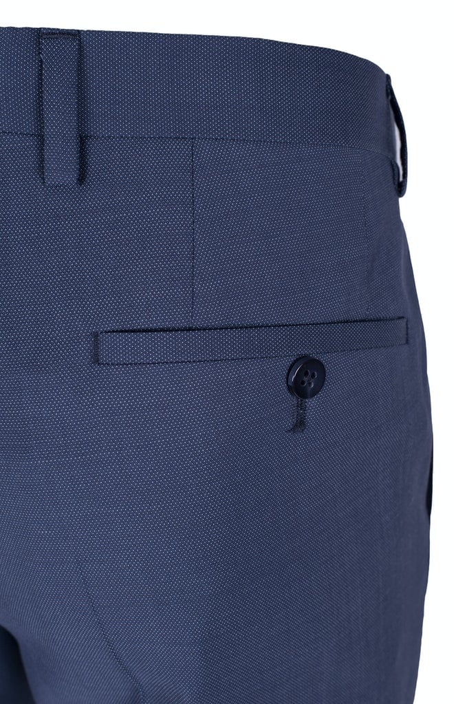 Roy Robson Slim Fit Navy Birdseye