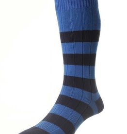 Pantherella 1X1 Rib Organic Cotton Sock - Selsey