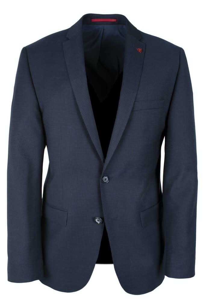 Roy Robson Slim Fit Pin Dot Navy 3 piece Suit