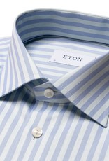 Eton Bold Stripe on Organic Cotton Twill