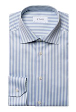 Eton Bold Stripe on Organic Cotton Twill