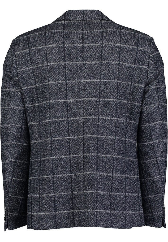 Roy Robson Textured Check Wool Jacket with removable insert