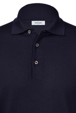 Gran Sasso Long Sleeve Merino Polo Shirt