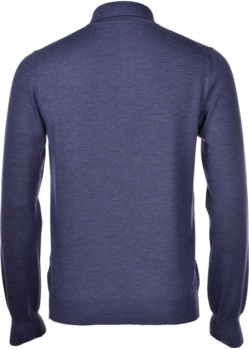 Gran Sasso Long Sleeve Merino Polo Shirt