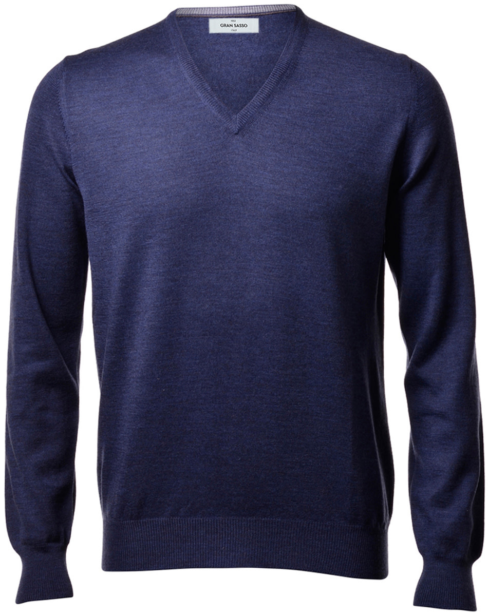 Gran Sasso Extra Fine Merino V-neck