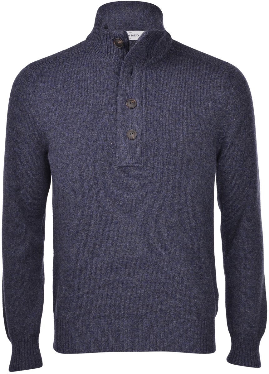 Gran Sasso Ultra Soft Geelong Mock neck sweater