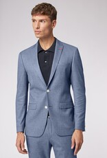 Roy Robson Pastel Blue textured Jersey Jacket