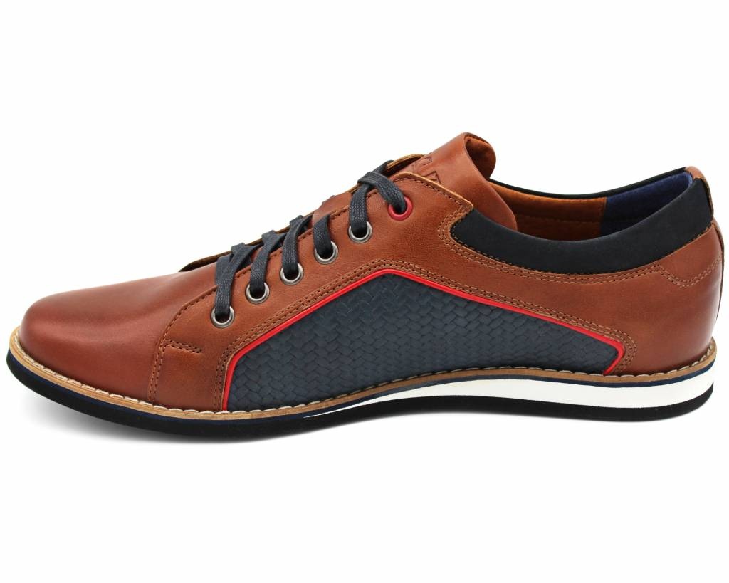 Lacuzzo Woven Insert Trainer - Brown/Navy