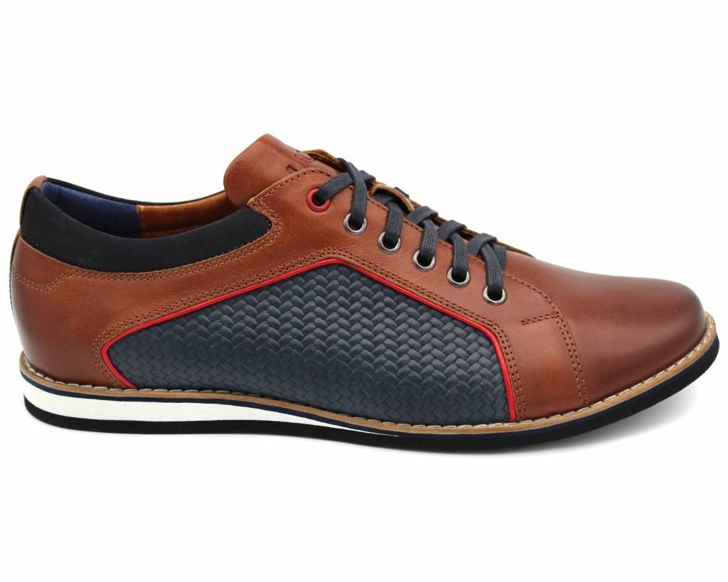 Lacuzzo Woven Insert Trainer - Brown/Navy