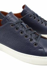 Lacuzzo Navy Leather Trainer