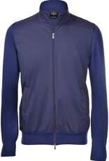 Gran Sasso Extra Fine Merino Travel Jacket-Blue