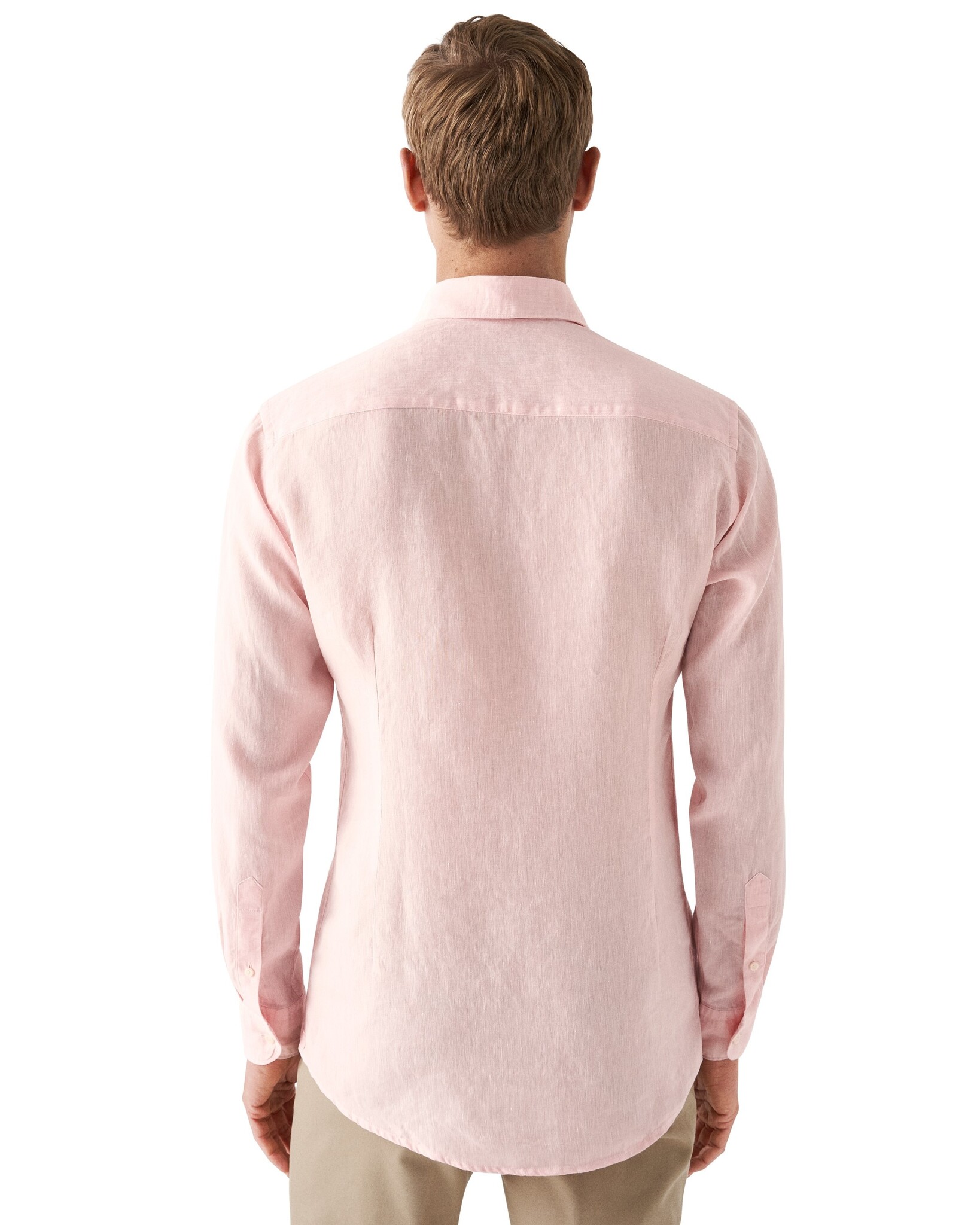 Eton Linen Shirt with wide spread collar