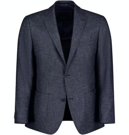 Roy Robson Textured Navy Jacket with Peak Lapel