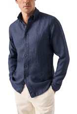 Eton Twill Linen Shirt with button down collar