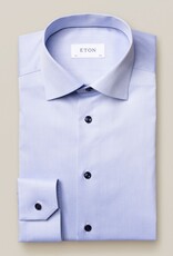 Eton Signature Twill with Navy Button