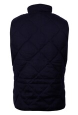 Stenstroms Navy Diagonal Quilted Gilet