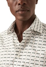 Eton Race Car Twill Glitter Print Shirt