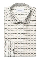 Eton Race Car Twill Glitter Print Shirt