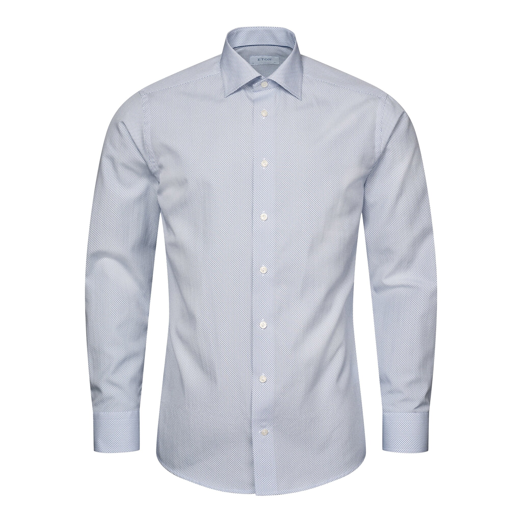 Eton Micro Print Poplin Shirt