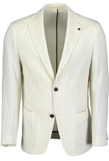 Roy Robson Natural brown stripe linen jacket