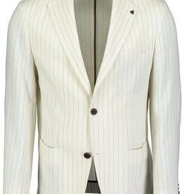 Roy Robson Natural brown stripe linen jacket