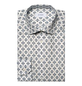 Eton Elegant timeless geometric medallion shirt