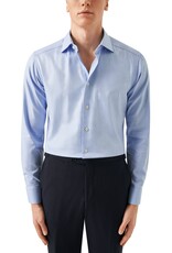 Eton Pale Blue Jacquard Signature Twill shirt