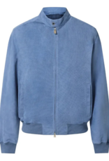 Torras Perforated Suede Bomber Jacket