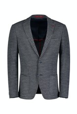 Roy Robson Textured Jersey Houndstooth Jacket - Slim