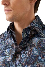 Eton Motif Signature Twill Print Shirt