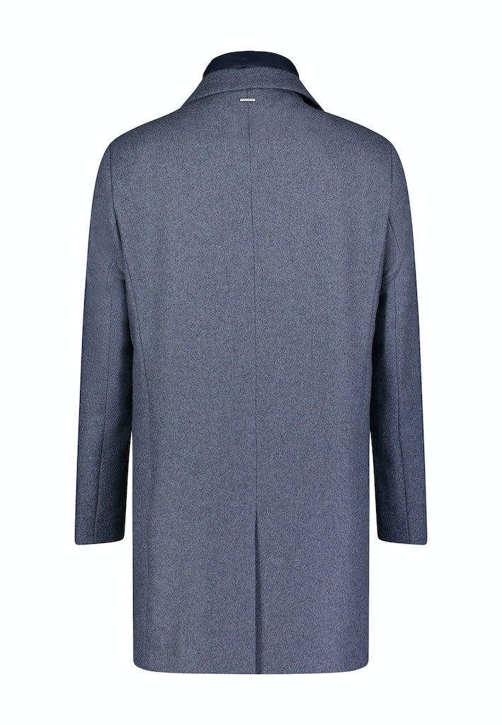 Roy Robson Light Blue Wool Coat with Insert