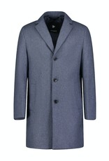 Roy Robson Light Blue Wool Coat with Insert