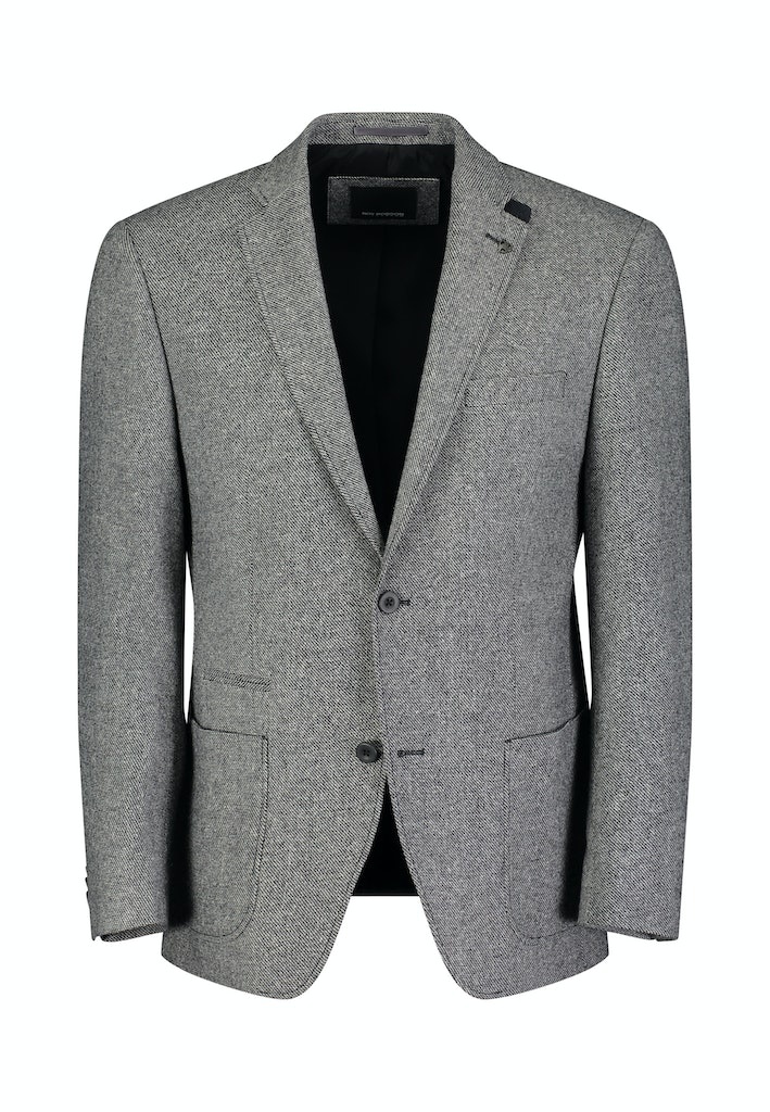 Roy Robson Grey Flecked Wool/silk Jacket
