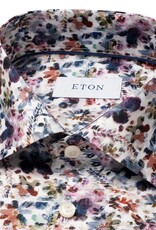 Eton Multi-coloured Floral Print Signature Twill
