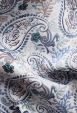Eton Paisley print lyocell/twill shirt blue