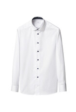 Eton Signature Twill with Floral Trim