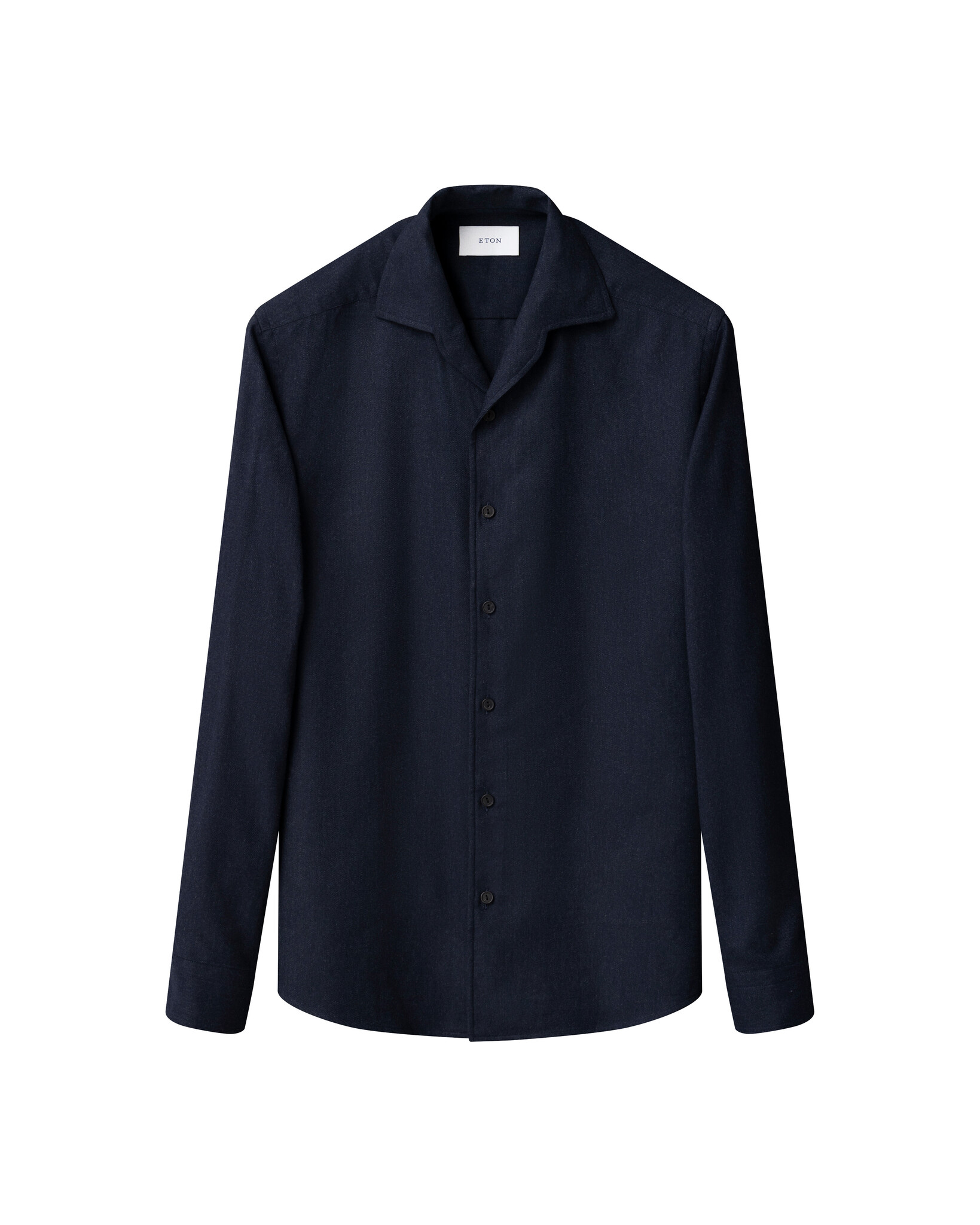 Eton One Piece Collar Flannel Shirt