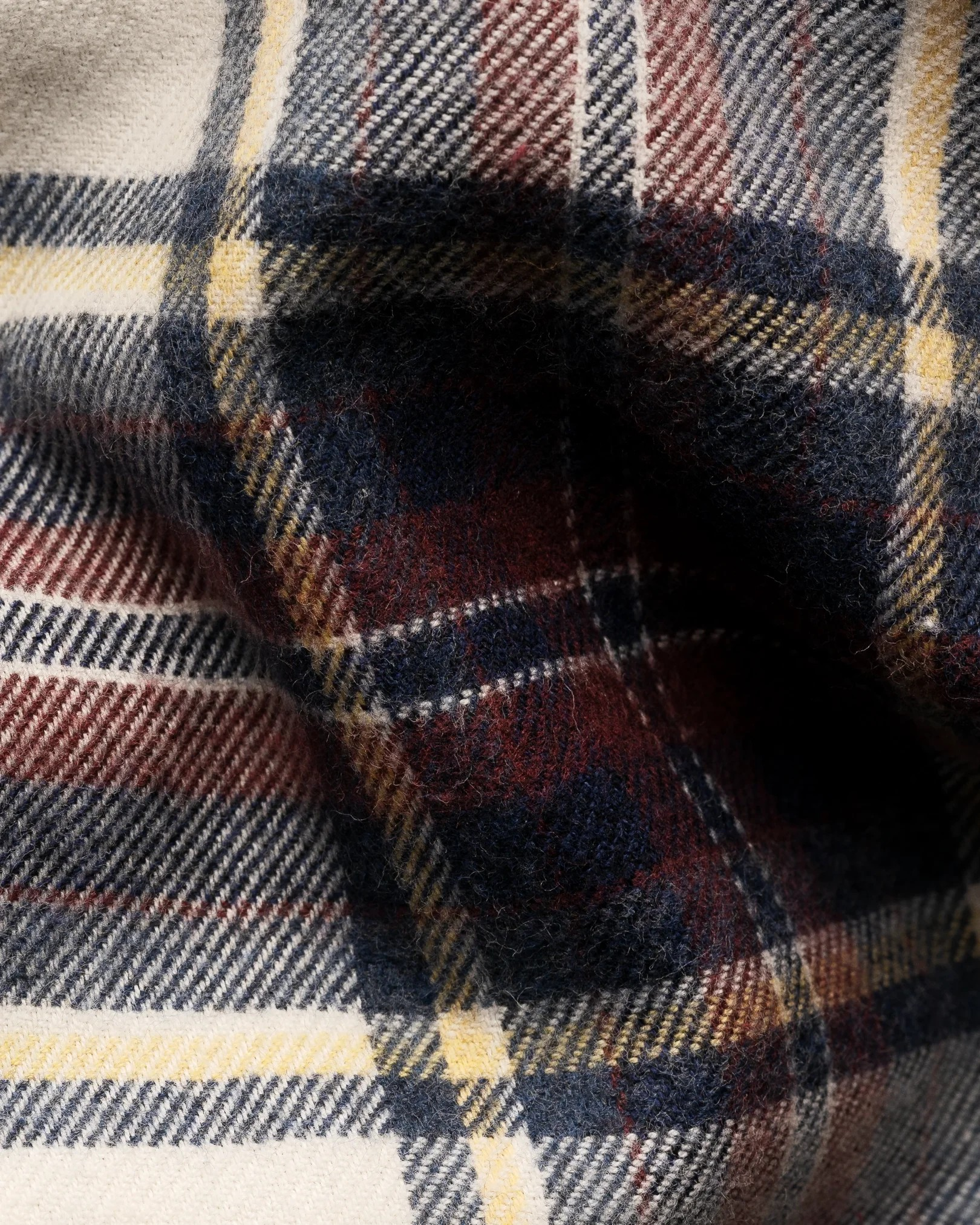 Eton Luxury Plaid Check Flannel Shirt