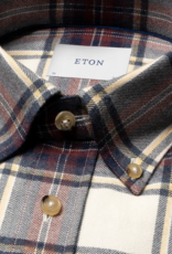 Eton Luxury Plaid Check Flannel Shirt