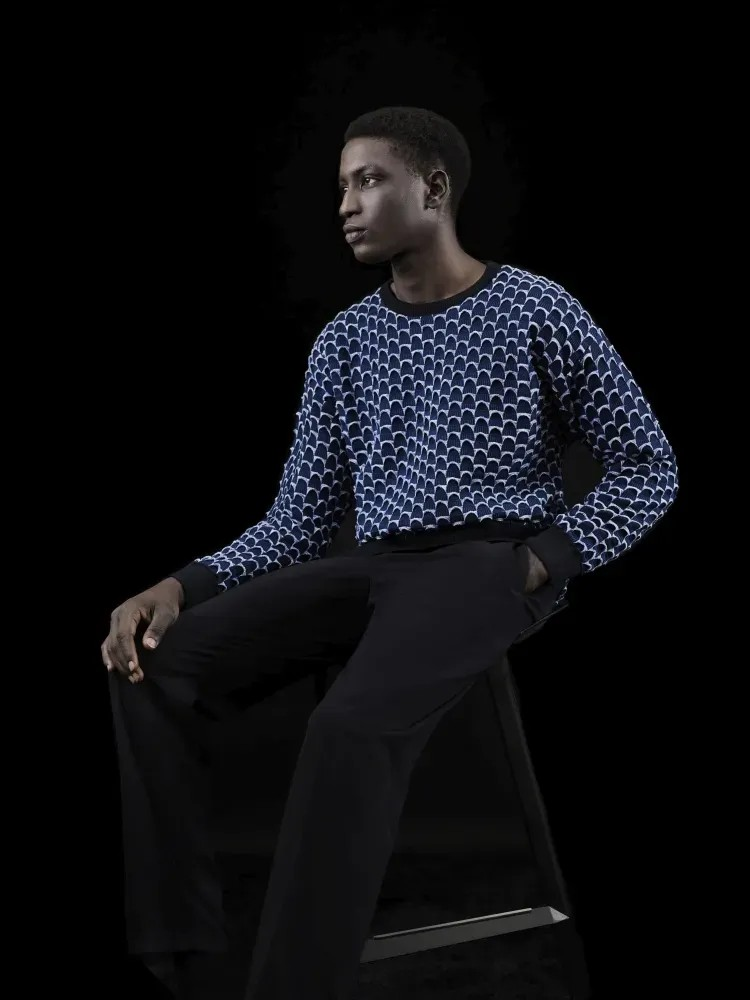 Lorenzoni Retro Handstitched Premium Crew Neck