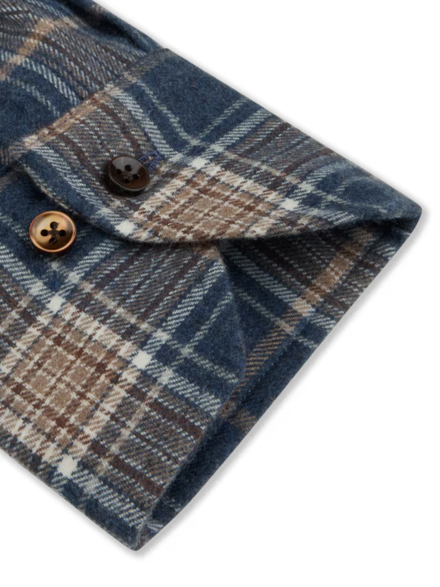 Stenstroms Flannel Window Pane Check Shirt