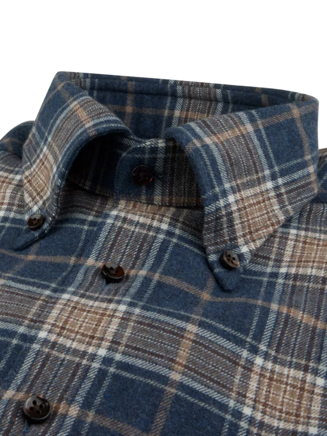 Stenstroms Flannel Window Pane Check Shirt