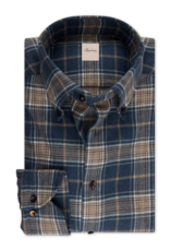 Stenstroms Flannel Window Pane Check Shirt