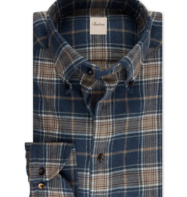 Stenstroms Flannel Window Pane Check Shirt