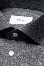 Eton Tonal Ornamental Twill Print Shirt
