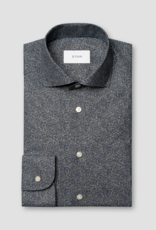 Eton Tonal Ornamental Twill Print Shirt