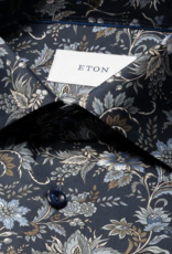 Eton Floral Print Signature Twill Shirt
