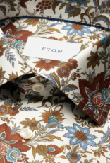 Eton Floral Print Signature Twill Shirt